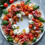 Christmas Bruschetta Wreath